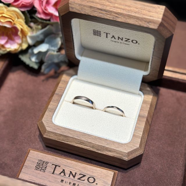 【TANZO.(鍛造指輪)の口コミ】 私はシンプルなデザイン希望で、結婚指輪と言えば王道のブランドを想像し…