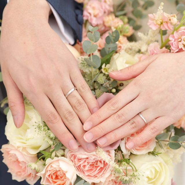 【銀座ダイヤモンドシライシの口コミ】 実は夫婦別のデザインで、それぞれ別のウェーブタイプのものを購入しまし…