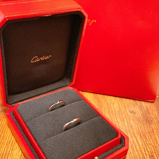 【カルティエ(Cartier)の口コミ】 アフターサービスもしっかりしていて、2人で気に入ったデザインだったので…