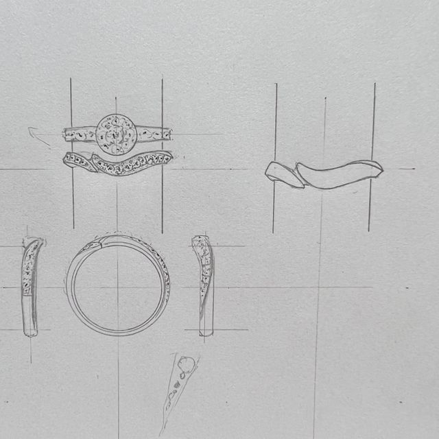 【AFFLUX(アフラックス)の口コミ】 婚約指輪とぴったりと重ね付けもでき、結婚指輪だけでも綺麗な指輪を探し…
