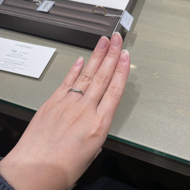 【アイプリモ(I-PRIMO)の口コミ】 婚約指輪もアイプリモさんの指輪をいただき、結婚指輪もアイプリモさんで…