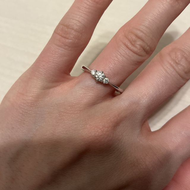 【ついぶ工房の口コミ】 彼女からは、シンプルなデザインではなく目立つものがいいとリクエストを…