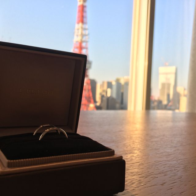 【アイプリモ(I-PRIMO)の口コミ】 結婚指輪のデザインはシンプルなデザインを探しており、その中でも二つで…