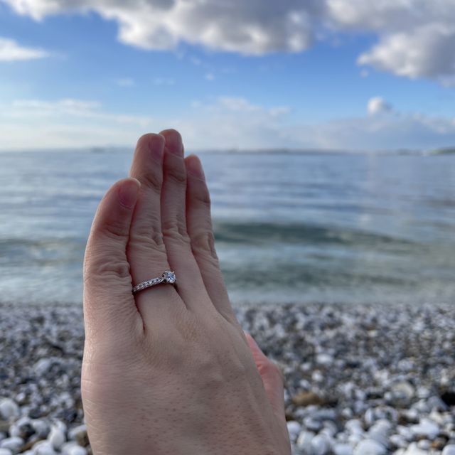 【ラザール ダイヤモンド(LAZARE DIAMOND)の口コミ】 毎日着用する結婚指輪を、ダイヤがたくさんついた派手なものにしたいと思…