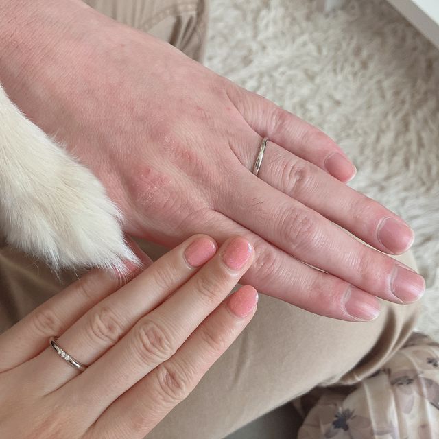 【ティファニー(Tiffany & Co.)の口コミ】 あまり派手すぎず、シンプルすぎないものを探していました。Tiffanyで結婚…