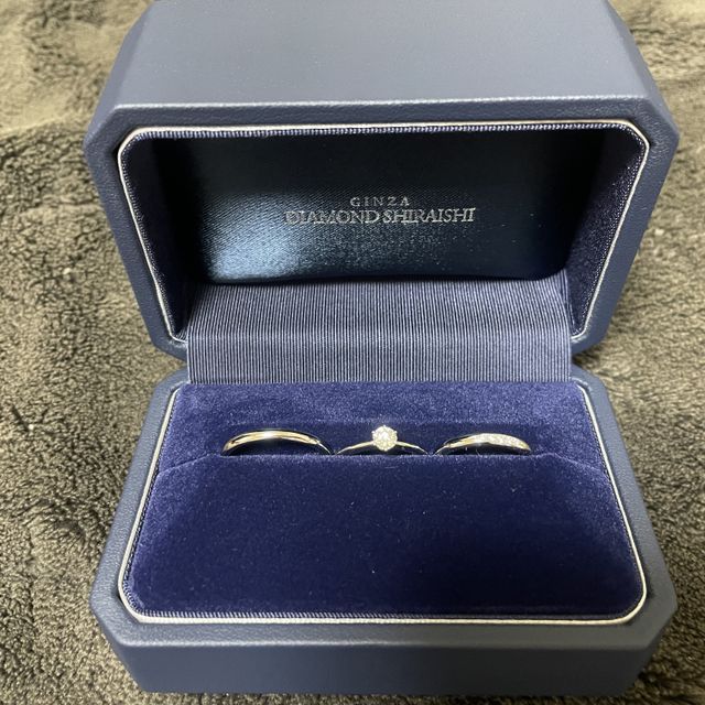 【銀座ダイヤモンドシライシの口コミ】 たくさん種類がありました。指輪はダイヤモンドシライシ独自の作り方であ…
