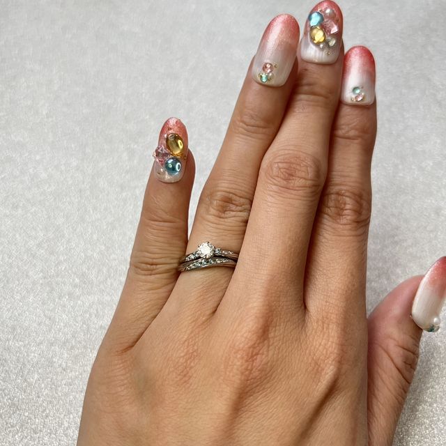 【PROPOSE(プロポーズ)の口コミ】 Disneyコラボのシンデレラシリーズでブルーのちいさめダイヤがシンプルか…