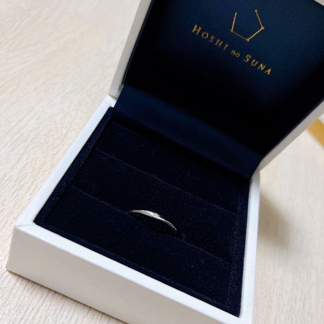 【HOSHI no SUNA 星の砂(ほしのすな)の口コミ】 デザインに一目惚れしました。結婚指輪はブランドではなくデザインと付け…