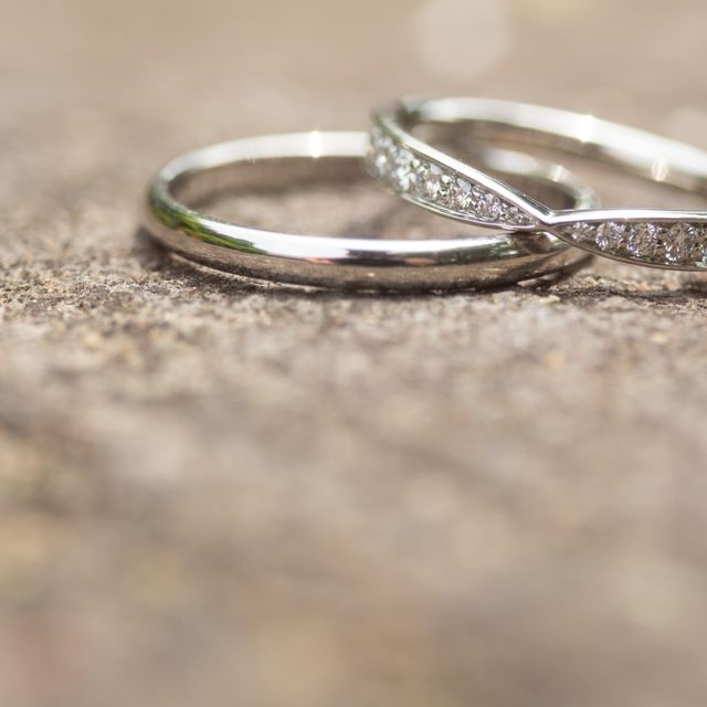 【ティファニー(Tiffany & Co.)の口コミ】 ずっと憧れだったtiffanyの指輪！結婚指輪はシンプルかつゴージャスな感じ…