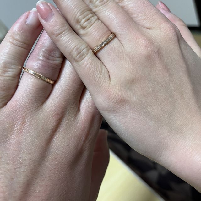 【GraceKama(グレースカーマ)の口コミ】 メンズ、レディース共にミル打ちで、レディースはエタニティになっている…