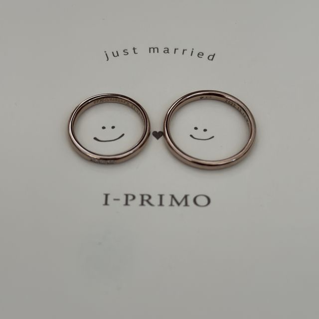 【アイプリモ(I-PRIMO)の口コミ】 デザインの可愛さが決め手でした！
ピンクゴールドにすると決めていました…