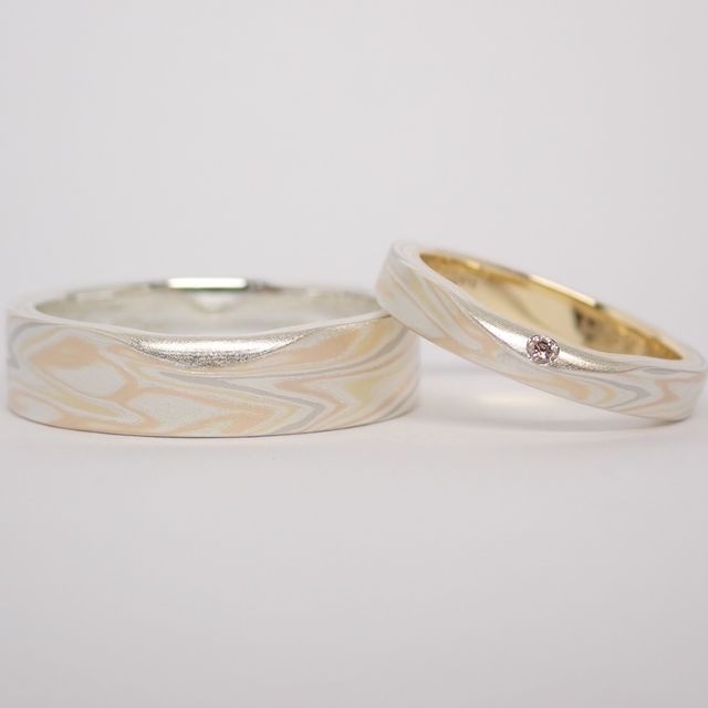 【杢目金屋(もくめがねや)の口コミ】 夫婦らしい指輪が欲しいということで、手作りの工房での作成も考えていま…