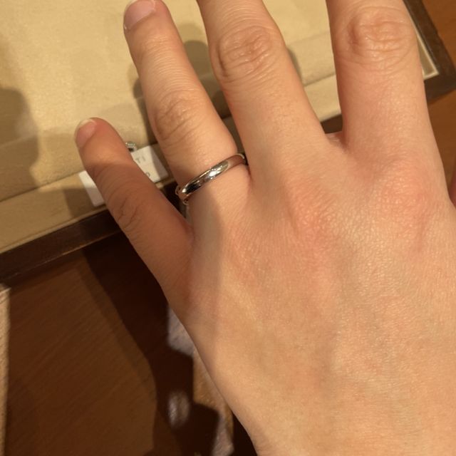 【TRECENTI(トレセンテ)の口コミ】 指輪の種類から説明してくださり、自分達に合った指輪を見つけることがで…