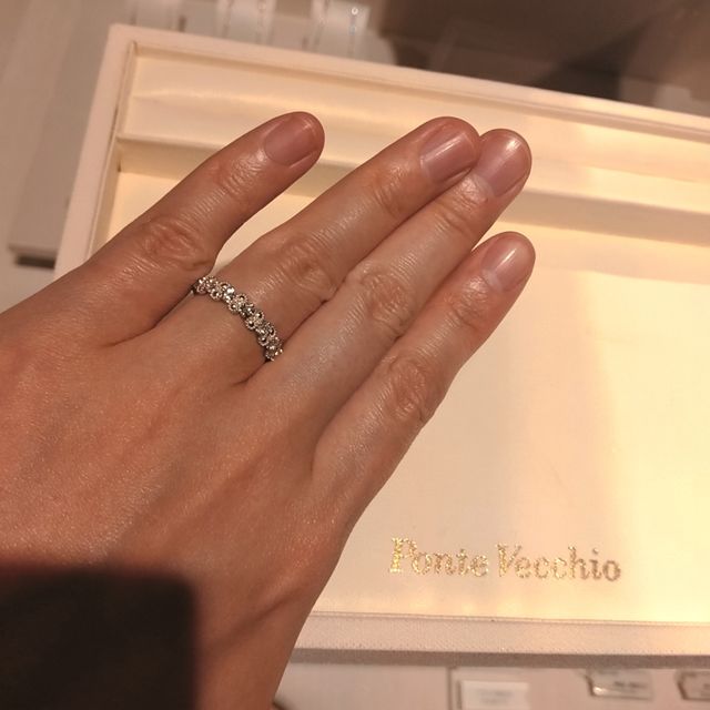 【Ponte Vecchio(ポンテヴェキオ)の口コミ】 銀座店限定デザインだったため、オンラインショールームで事前見学しまし…