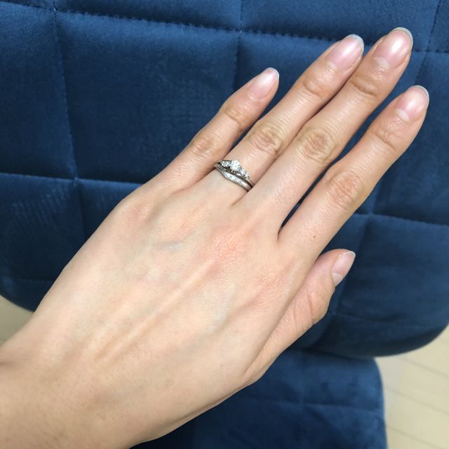 【アンジェリックフォセッテ(Angelique Fossette)の口コミ】 コスパと輝きです。普段からあまりアクセサリはしないので、あまり高い指…