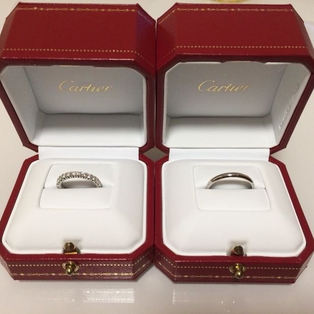 【カルティエ(Cartier)の口コミ】 婚約指輪を頂いていなかったので、常に着ける結婚指輪を豪華なものにしよ…