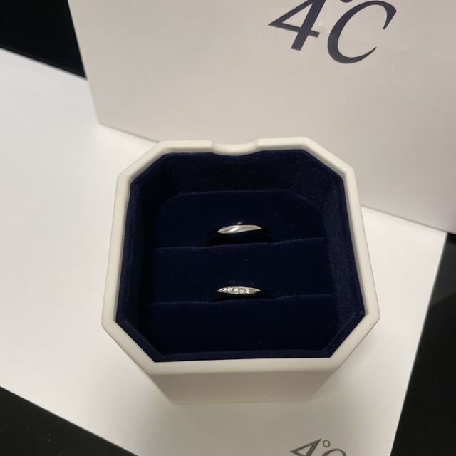 【4℃ BRIDAL(ヨンドシーブライダル)の口コミ】 元々4℃さんのデザインが好きだったのと、接客対応の素晴らしさが決め手で…