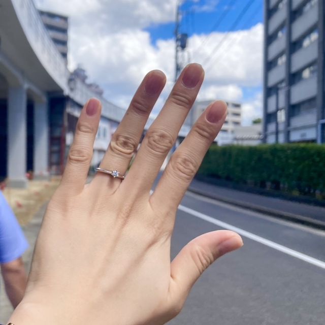 【ティファニー(Tiffany & Co.)の口コミ】 指輪はサプライズでいただいたので決めてはありませんが、貰う前からティ…