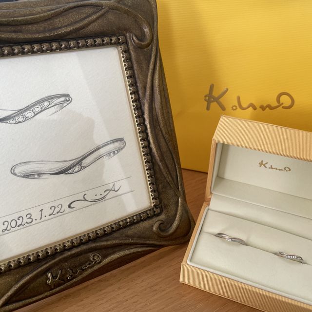 【ケイウノ ブライダル(K.UNO BRIDAL)の口コミ】 なんと言っても接客の良さが1番の決め手でした。
4.5軒指輪のお店を巡りま…