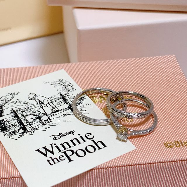 【ケイウノ ブライダル(K.UNO BRIDAL)の口コミ】 大好きなプーさんを一生身につけていたい！と思いつつキャラクターものは&…