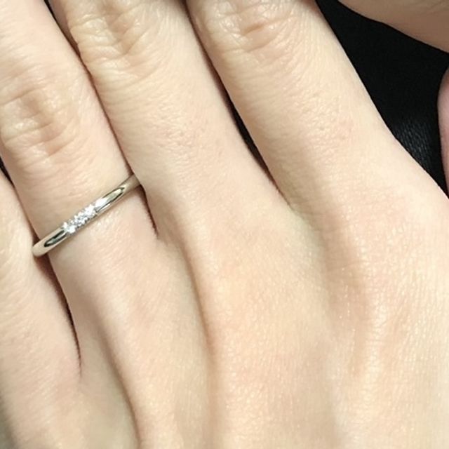 【ティファニー(Tiffany & Co.)の口コミ】 まず初めに一目惚れした指輪でした。Tiffanyと言えばこの指輪のイメージも…