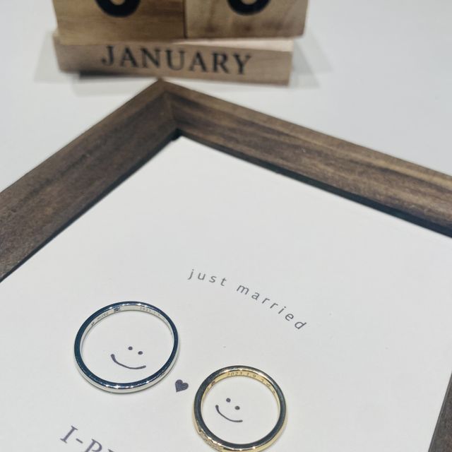 【アイプリモ(I-PRIMO)の口コミ】 たくさんあるデザインの中で2人にぴったりのものが見つかったのが決め手で…