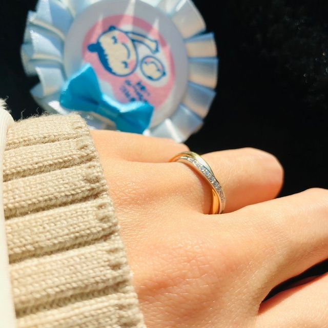 【宝寿堂(ほうじゅどう)の口コミ】 指輪のデザインに一目惚れしました！また、デザインの要望も聞いてくださ…