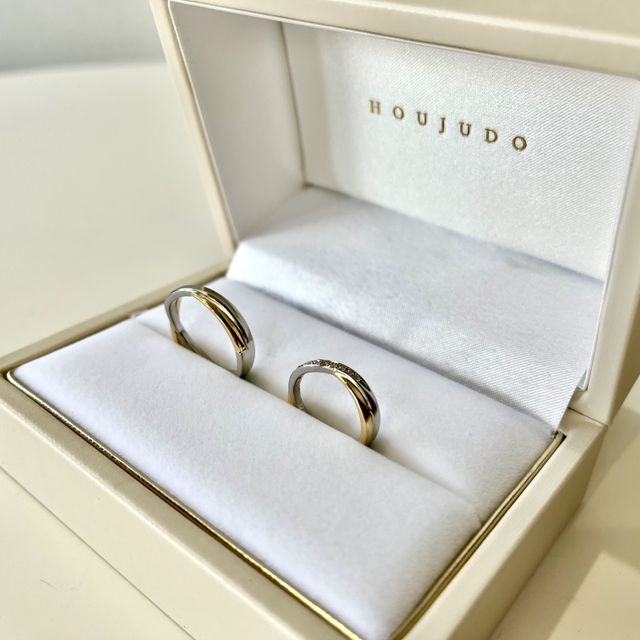 【宝寿堂(ほうじゅどう)の口コミ】 指輪のデザインに一目惚れしました！また、デザインの要望も聞いてくださ…