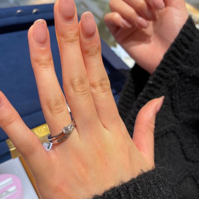 【BIJOUPIKO(ビジュピコ)の口コミ】 丸みを帯びてやわらかい雰囲気の指輪がお気に入りでした。また手が小さめ…