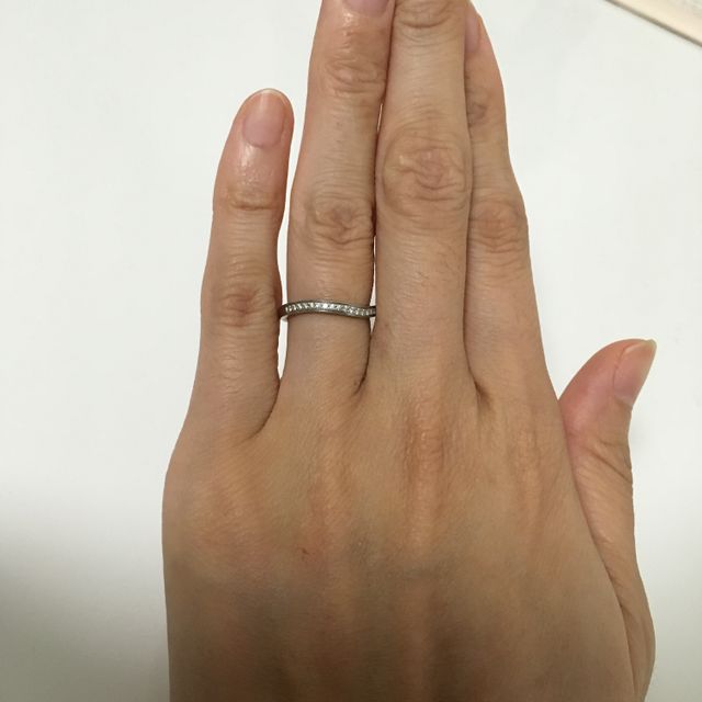 【カルティエ(Cartier)の口コミ】 結婚指輪を探し始めた当初から、カルティエの指輪が希望ではありましたが…