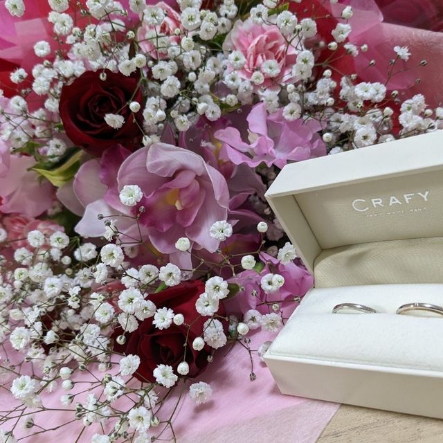 【CRAFY(クラフィ)の口コミ】 2人で制作でき、思い出に残したかったので動画や写真を撮って頂けるこちら…