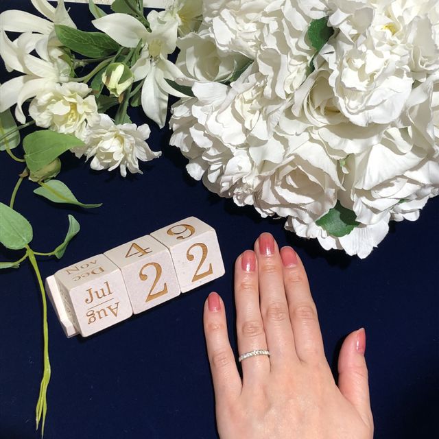 【4℃ BRIDAL(ヨンドシーブライダル)の口コミ】 ダイヤモンドの品質や、プレミアムプラチナで強度が強く耐久性があること…