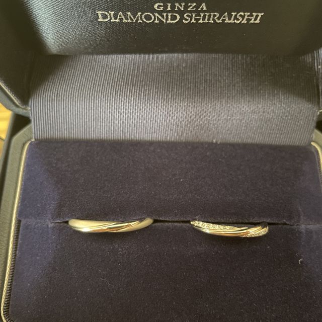 【銀座ダイヤモンドシライシの口コミ】 イメージしていたデザインがあったことと、店員さんの接客がとても良くて…