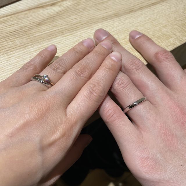 【出雲結(いずもゆい)の口コミ】 デザインがシンプルですが、こだわりもあり、自分たちにぴったりだと思っ…