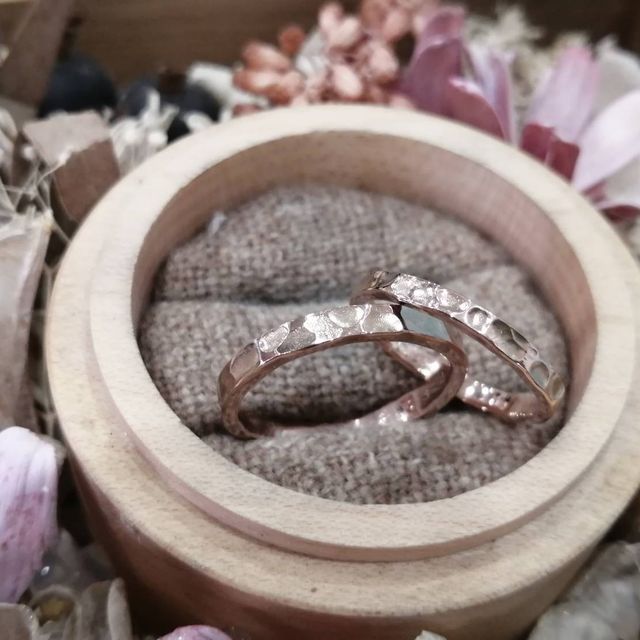 【鎌倉彫金工房の口コミ】 来店前に、ある程度決めていたのですが、お店で実際に触れて比較したら、…