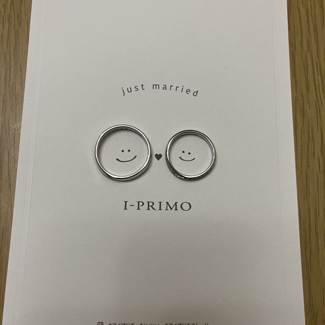【アイプリモ(I-PRIMO)の口コミ】 デザインが豊富でそれぞれの指輪に意味があり、私達にあった雰囲気にとて…