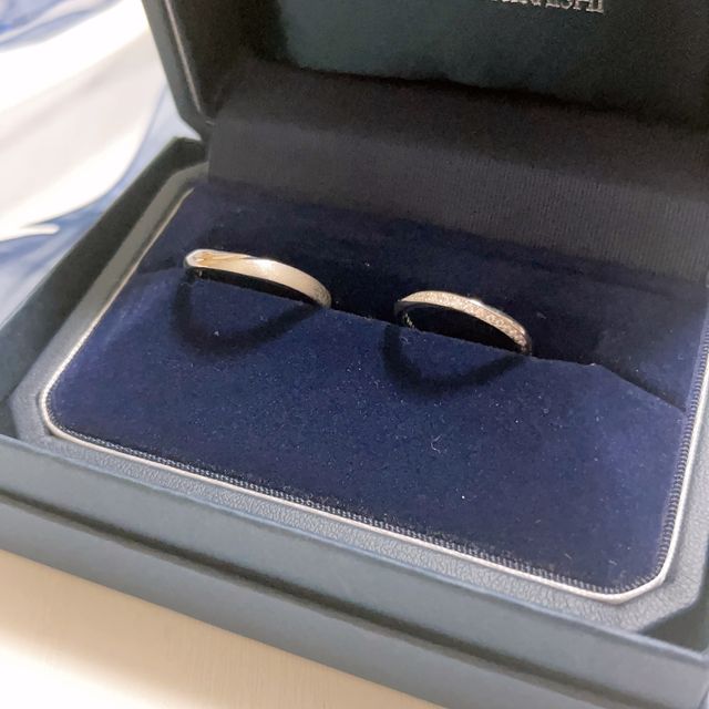 【銀座ダイヤモンドシライシの口コミ】 指の形に合っているものを提案していただき、その中からつけ比べてデザイ…