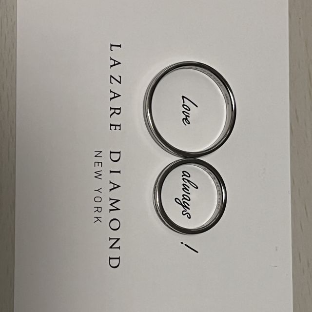 【ラザール ダイヤモンド(LAZARE DIAMOND)の口コミ】 デザイン、サイズがよかったです。デザインも、場所によって変わっている…