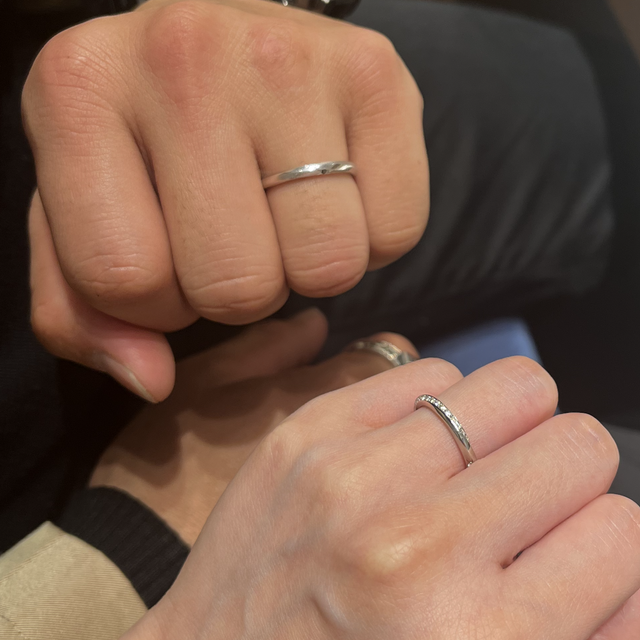 【エクセルコダイヤモンド(EXELCO DIAMOND)の口コミ】 ダイヤの品質がよく、光の屈折を考慮し輝きが増すようなデザインにされて…