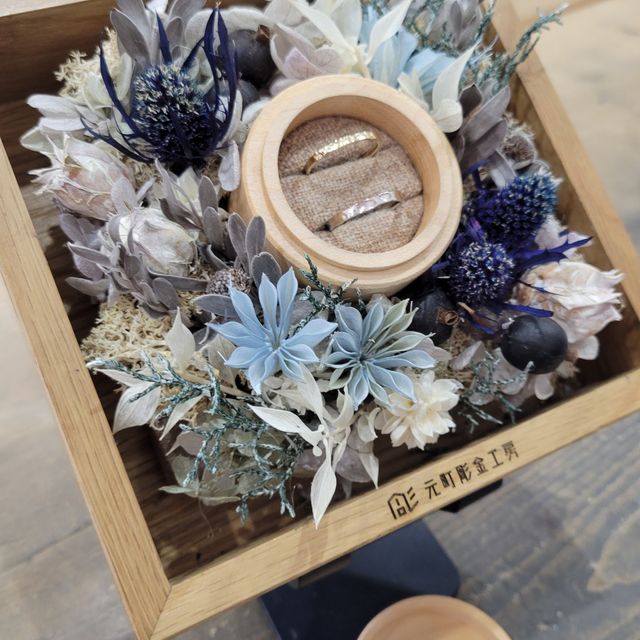 【鎌倉彫金工房の口コミ】 2人で一緒に作れること、はじめての経験を共にできることが素晴らしいと思…