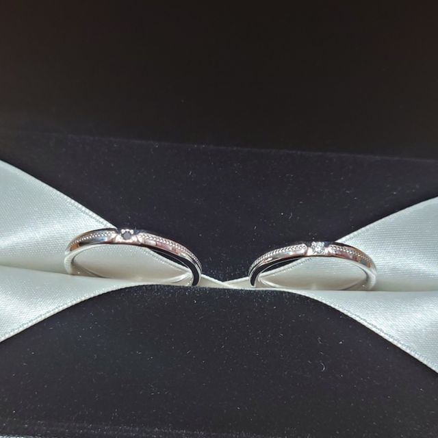 【エクセルコダイヤモンド(EXELCO DIAMOND)の口コミ】 少し好みが個性的な彼ですが、そんな彼も納得出来る素敵なデザインがたく…