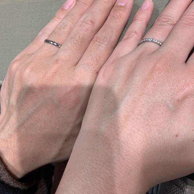 【アイプリモ(I-PRIMO)の口コミ】 数々のデザインをみて、一際キラキラしている指輪がありました。それを試…