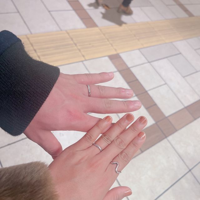 【エクセルコダイヤモンド(EXELCO DIAMOND)の口コミ】 指輪のデザインが多く、お互いの好みに合ったものを選ぶことができたから…