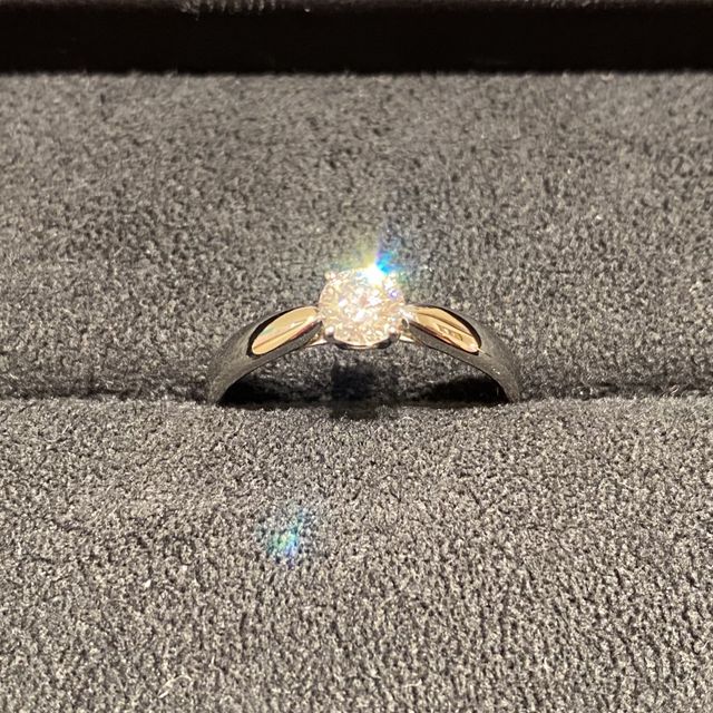 【ティファニー(Tiffany & Co.)の口コミ】 ティファニーに憧れがあり最初に見に行って、試着したらこれ以外は考えら…