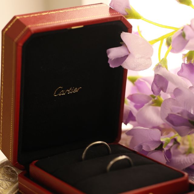 【カルティエ(Cartier)の口コミ】 シンプルでもデザイン性があり、且つ可愛らしさも兼ね備えてる理想の指輪…