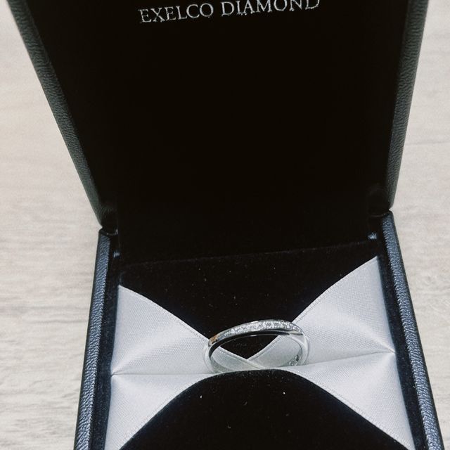 【エクセルコダイヤモンド(EXELCO DIAMOND)の口コミ】 いつも身につけていられるように素材はプラチナに初めから決めていました…
