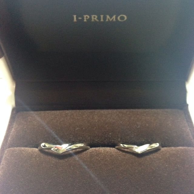 【アイプリモ(I-PRIMO)の口コミ】 優しい雰囲気が良かったので、真っ直ぐよりもカーブのあるものを。婚約指…
