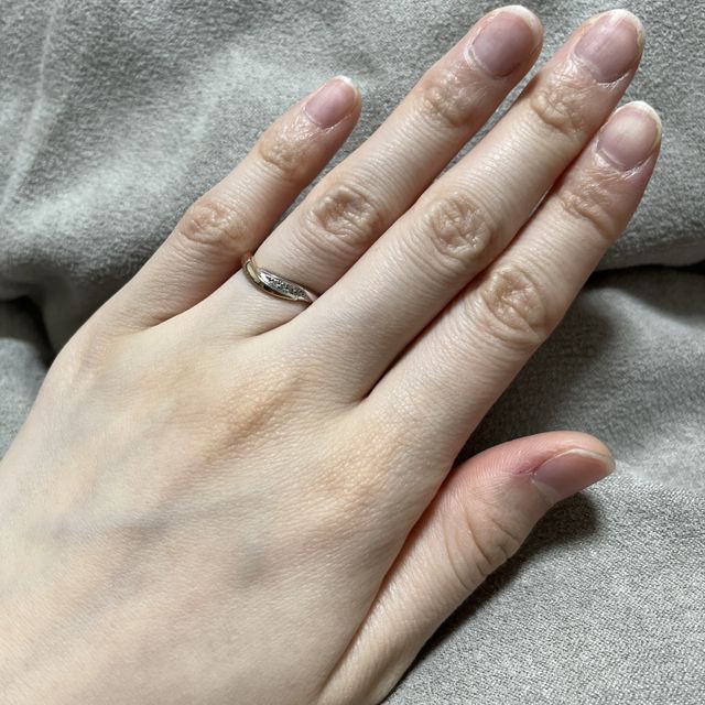 【LAPAGE(ラパージュ)の口コミ】 一般的な指輪ではなくちょっと変わった指輪を探してたので、ウェーブがか…