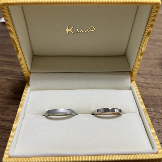 【ケイウノ ブライダル(K.UNO BRIDAL)の口コミ】 一目見た瞬間にビビッときました。
希望としてシンプルだけどワンポイント…