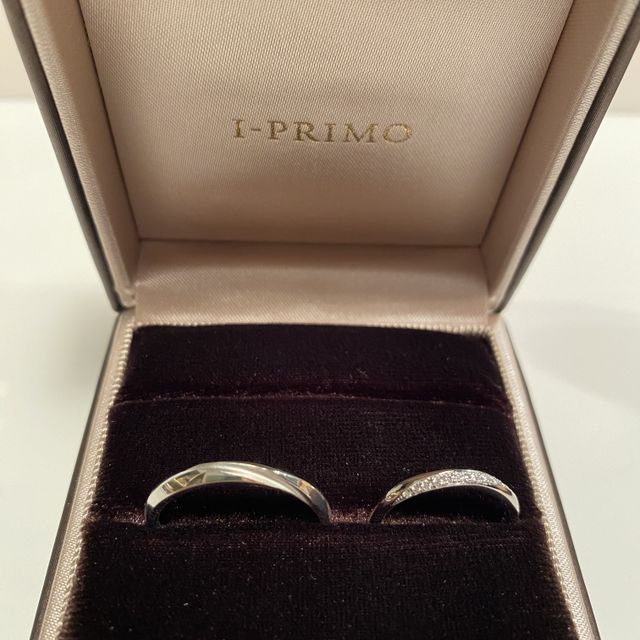 【アイプリモ(I-PRIMO)の口コミ】 2人の手に合うデザインがなかなか見つからない中、イメージを伝え色々と試…